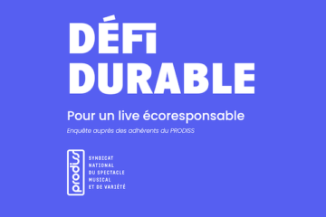 Prodiss enquete defi durable